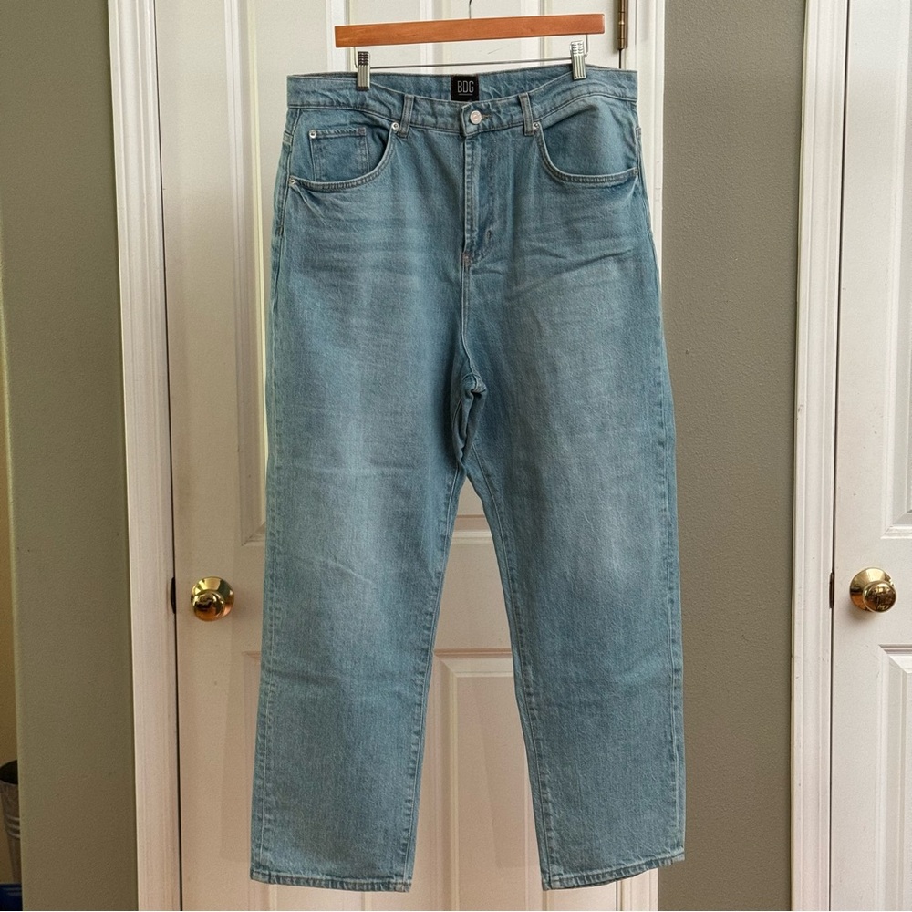 BDG High-Waisted Cowboy Jeans, Size 34, “Tinted Denim” wash, NWOT